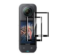 Natbok Paquete de 2 protectores de pantalla compatibles con Insta360 X5/X4, cobertura completa, película LCD de vidrio templado 9H, HD transparente, resistente a los arañazos para accesorios Insta360