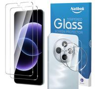 Natbok Protector de Pantalla para Xiaomi Redmi 17C/ 14C/ Poco C75 4G 6,88", [2+2 Piezas] Cristal Templado con Protección de Cámara Dureza 9H Antihuellas Sin Burbujas Vidrio Templado para Redmi 17 C