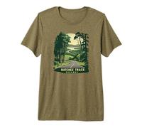 Natchez Trace Parkway Bosque de Mississippi Camiseta Premium