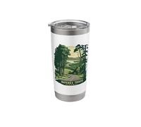 Natchez Trace Parkway Bosque de Mississippi Vaso térmico de acero inoxidable de doble pared