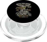 Natchez Trace Parkway MS TN USA - Motocicleta con diseño Desgastado PopSockets PopGrip para MagSafe