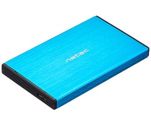 NATEC EXTERNAL ENCLOSURE RHINO GO FOR 2,5'' SATA, USB 3.0, BLUE