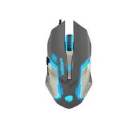 Natec Fury Warrior - Raton Gaming USB, 3200 dpi, Aceleración 8G, Optico, Retroiluminado, liviano