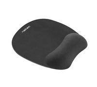Natec mousepad ergonomic chipmunk memory foam filling, black