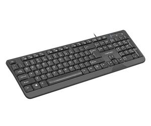 Natec NKL-1720 - Teclado Trout Slim Negro, 102 Teclas