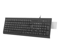 Natec nkl-2052 teclado usb qwerty español negro