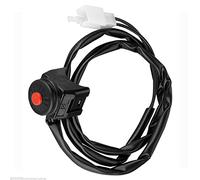 NATEFEMIN Interruptor de parada de motocicleta negro Dirt Pit Quad Bike ATV Kill Stop para Honda accesorio