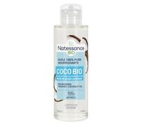 Natessance - Aceite de coco orgánico 100% puro, 100 ml