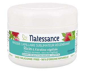 Natessance Capillaire Masque à l'Huile de Ricin/Kératine Végétale 200 ml