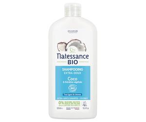 Natessance - Champú extra suave - Coco Bio & Queratina vegetal 500 ml