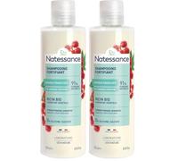 Natessance - Champú Reparador Fortificante Ricinin & Queratina Vegetal - Botella de 250 ml (Paquete de 2)