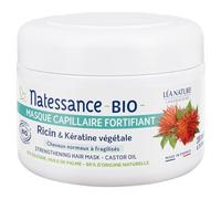 Natessance Mascarilla capilar ricino orgánica queratina vegetal 200 ml