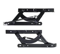 NATGAI Sofá cama DIY mecanismo de resorte ajustable futón bisagra hardware triple clic bisagra hardware para cama sofá cama muebles