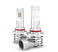 NATGIC 9005 HB3 Bombillas LED de luz Antiniebla Hight Power 55W Super Bright CanBus Sin Errores Luz de Circulación Diurna 3200LM & 6500K Xenón Blanco DC 9V - 32V - 2 años de Garantía (Paquete de 2)
