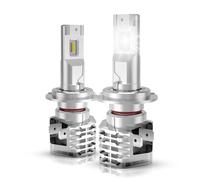 NATGIC H7 Bombillas LED de luz Antiniebla Hight Power 55W Super Bright CanBus Sin Errores Luz de Circulación Diurna 3200LM & 6500K Xenón Blanco DC 9V - 32V - 2 años de Garantía (Paquete de 2)
