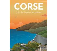 Nathan 12000985 - Póster de Córcega/Cartel para Adultos y niños a Partir de 10 años, diseño de Rompecabezas