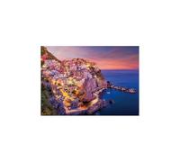 Nathan 12001533 - Puzzle de 1500 Piezas, diseño de Aldea de Manarola, Italia para Adultos y niños a Partir de 14 años, diseño de Rompecabezas, Incluye empotrar