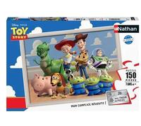Nathan 12004296 - Puzzle para niños (150 Piezas), diseño de Madera y compañía/Toy Story para niñas o niños a Partir de 7 años - Puzzle Cartón Grueso y Resistente - Pixar