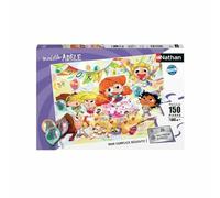 Nathan 86198 - Puzzle para niños (150 Piezas), diseño Mortal de cumpleaños, Mortal Adele, para niñas o niños a Partir de 7 años, diseño de Rompecabezas, cartón Grueso y Resistente