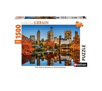 Nathan- Animals Puzle Nueva York en otoño 1500 Piezas, Color Otro, Norme (Ravensburger 87788)