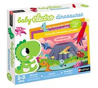 Nathan Dino Baby Electro Dinosaurios-Juego Educativo electrónico autocorrectivo para niños a Partir de 2 años, Multicolor, pequeño (Diset 31623)