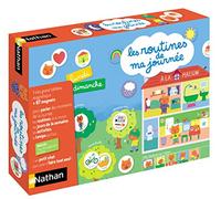 Nathan - Calendario para organizar Sus días - Gran Tabla magnética educativa con 87 imanes - para niños a Partir de 3 años