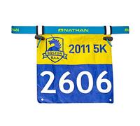 Nathan - Cinturón para número de Inicio, Color Azul