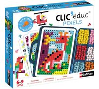 Nathan - Clic Educ Pixels - Juego Educativo - reconocimiento de Color - desarrolla Creatividad y Habilidades motoras Finas - a Partir de los 6 años