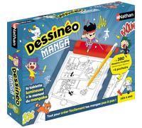 Nathan - Dibujo Manga - Tableta Dibujo - Crear Mangas - A Partir de 9 años | Crear Tableros Manga con una Tableta Luminosa A4 - 91 Modelos Modelos, 6 Plantillas Cajas y Burbujas, Manual de Magaka