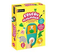Nathan - Hello the Animals - Juego de despertar sonoro y musical - 20 rimas para escuchar - Juego educativo electrónico - 3 modos - Descubrimiento, preguntas, escucha - A partir de 2 años