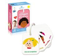 NATHAN-Mi imagier Primer Imago para identificar Sus emociones Desde 1 año, Color Blanco, M (Diset 31611)