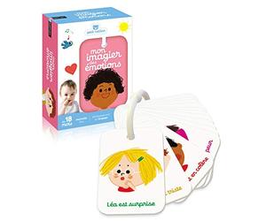NATHAN - Mi Imagier de Las emociones - Reconocer Las emociones - Juego Educativo - Desarrollo del lenguaje - Imagier fácil de atrapar - para bebés a Partir de 18 Meses