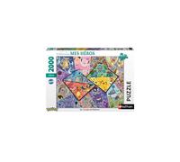 Nathan - POKEMON - Puzzle de 2000 piezas - Los 16 tipos de Pokémon - 4005556873142 - Edades 14 y más