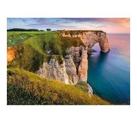 Nathan - Puzle de 1000 Piezas - Vista de los acantilados de Etretat - Adultos y niños a Partir de 12 años - Puzle Ajuste Colección Des Racines et Des Ailes - 12000901