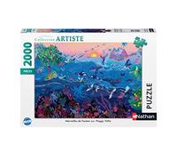 Nathan-Puzle de 2000 Piezas - Maravillas del océano/Peggy Nille Puzzle Adulto, 98 x 75 cm (Ravensburger 4005556873135)