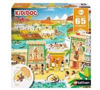 Nathan - Puzle de 65 Piezas de Doble Cara para niños - Kididoc - En la época de los faraones - A Partir de 6 años - Puzle Ajuste 12004183