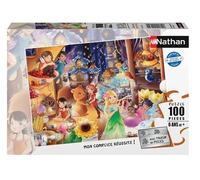 Nathan - Puzle Infantil - 100 Piezas - Las Hadas - Niña o niño a Partir de 6 años - Puzle Cartón Grueso y Duradero - Fantástico - 12001139
