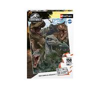 Nathan - Puzle Infantil, 150 Piezas, Dinosaurios de Jurassic World, niñas o niños a Partir de 7 años, Rompecabezas, cartón Grueso y Duradero, Dinosaurios, 86157