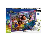 Nathan 86175 - Puzzle para niños (150 Piezas, Bienvenido a Encanto, para niños a Partir de 7 años, Rompecabezas, cartón Grueso y Resistente, Disney