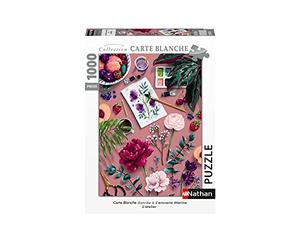 Nathan- Puzzle 1000 pièces-Carte Blanche EncMarine Puzle Adulto, Color (Jeux Ravensburger 4005556872480)