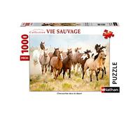 Nathan- Puzzle 1000 pièces Chevauchée Dans le désert Puzle Adulto, Color Nada (Ravensburger 4005556876259)