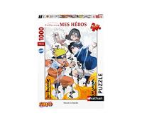 Nathan- Puzzle 1000 pièces-Naruto Versus Sasuke Adultos, 50 x 70 cm (Ravensburger 4005556873241)