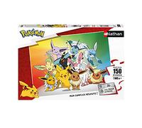 Nathan- Puzzle 150 pièces-Evoli et SES évolutions/Pokémon Niño, Color (Ravensburger 4005556860302)