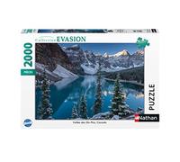 Nathan- Puzzle 2000 pièces-Vallée Des Dix Pics, Canada Adultos (Ravensburger 4005556873128)