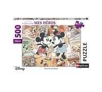 Nathan Puzzle 500 piezas recuerdos de Mickey, 87217 , color/modelo surtido