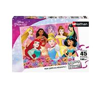 Nathan- Puzzle de 45 Piezas - Las Princesas Disney Infantil, Color Princess Colors (Ravensburger 4005556861774)
