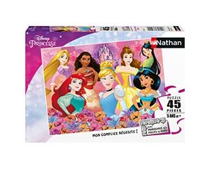 Nathan- Puzzle de 45 Piezas - Las Princesas Disney Infantil, Color Princess Colors (Ravensburger 4005556861774)
