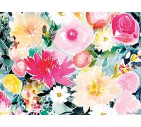 Puzzle Nathan Dahlias et roses Marie Boudon Collection Carte blanche 500 pièces