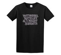 Nathaniel Rateliff and The Night - Camiseta de manga corta para hombre, color negro, Negro, S