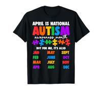 National Autism Awareness Month Autistic Kids Awareness Camiseta